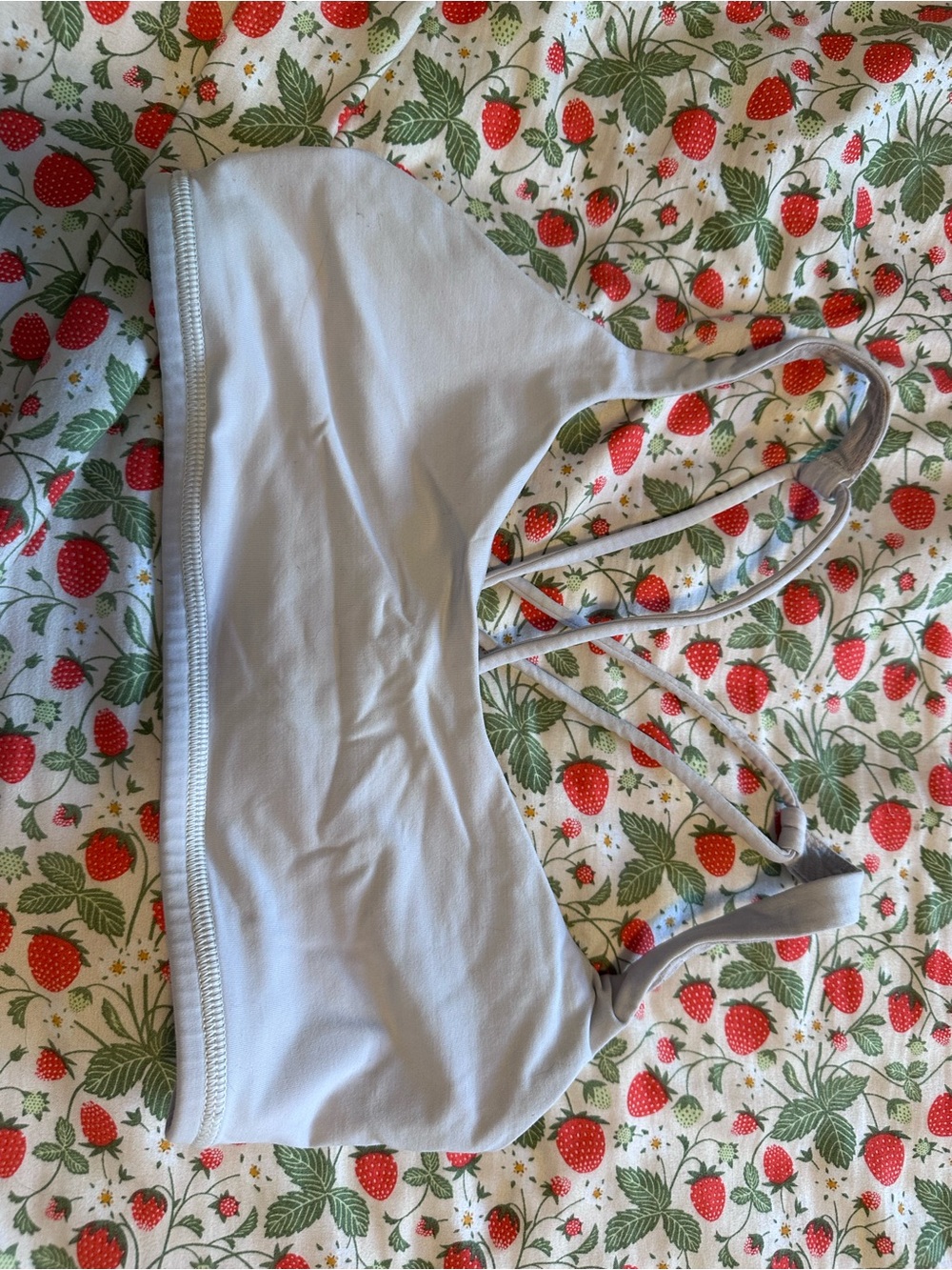 Light Gray Strappy lululemon Bra